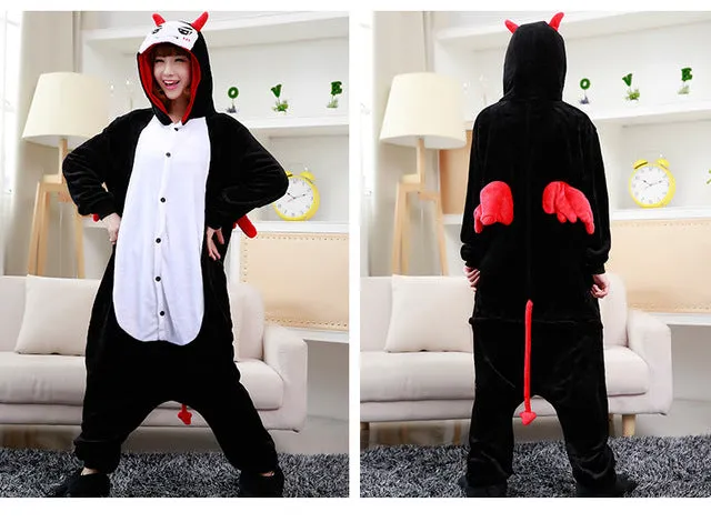 2017 Winter Pajama sets Women pijama unicornio Panda stitch unicornio onesies for adults Animal Pajamas Cartoon Cosplay pyjama