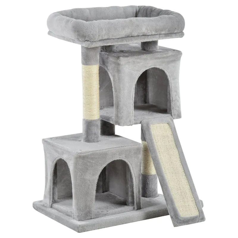 32" Cat Tree Condo - Light Grey