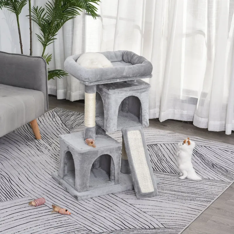 32" Cat Tree Condo - Light Grey