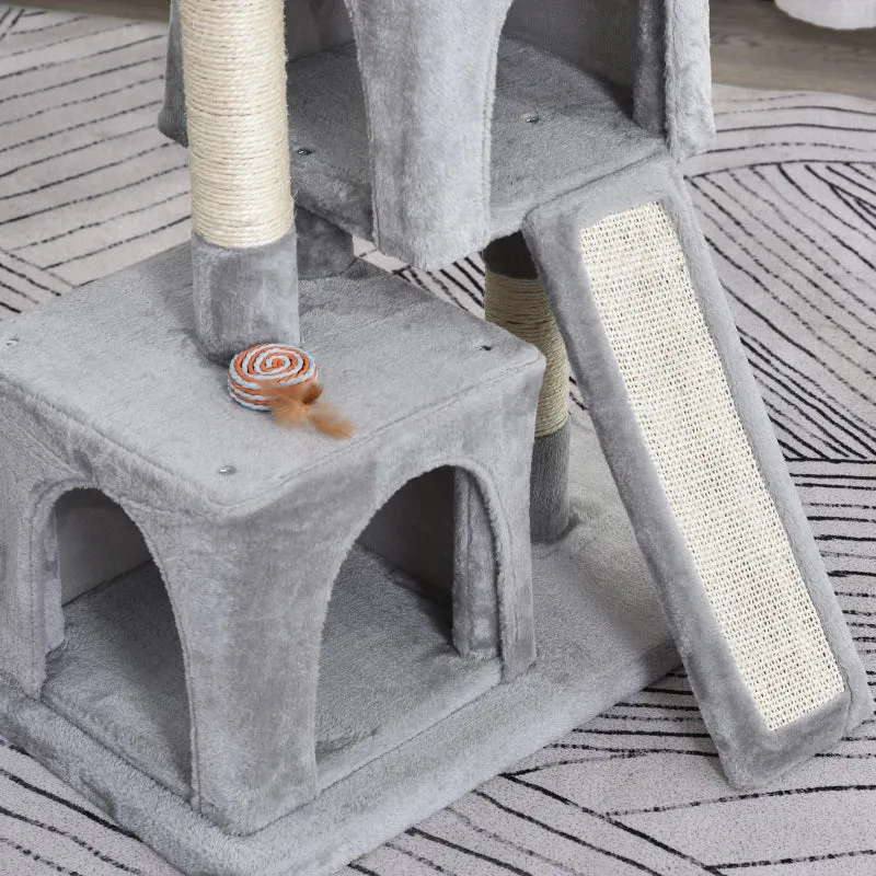 32" Cat Tree Condo - Light Grey