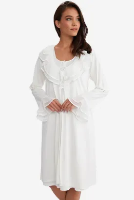 3415 Ecru Maternity Nightgown Set