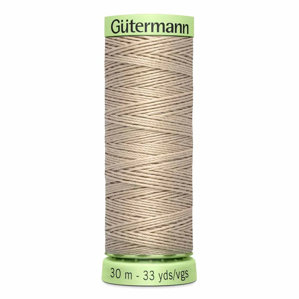 506 - Sand - Gutermann Topstitching Twist Thread - 30 metres