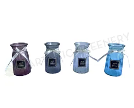 ACC0106 Luxury Decorative Glass Vase 15cm 4 Colours