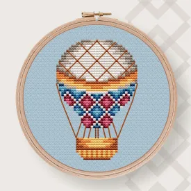 Air Balloon 4 - PDF Counted Cross Stitch Pattern