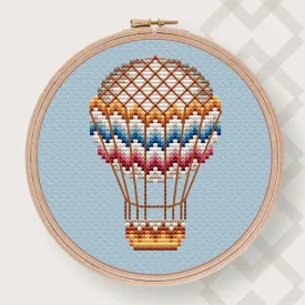 Air Balloon 5 - PDF Counted Cross Stitch Pattern