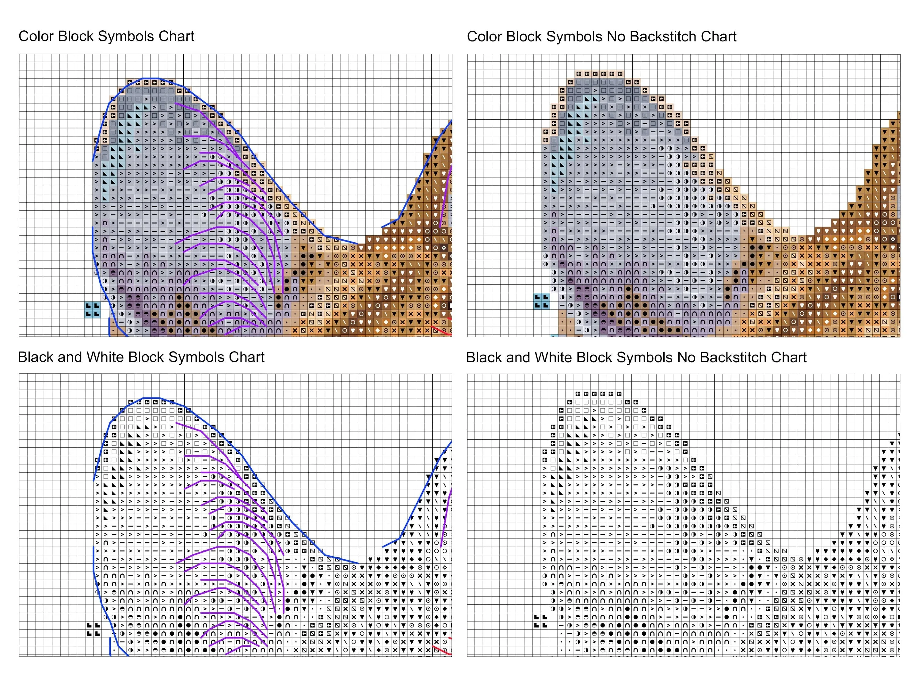 Bengal Cat Comb - PDF Cross Stitch Pattern