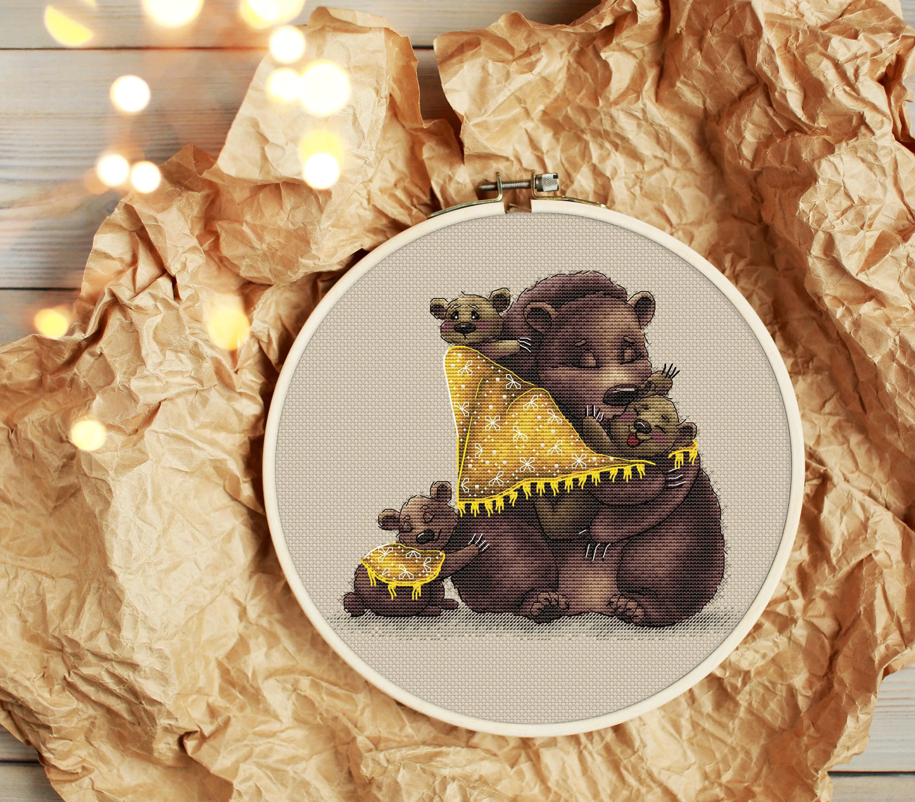 Big Family. Bear - PDF Cross Stitch Pattern