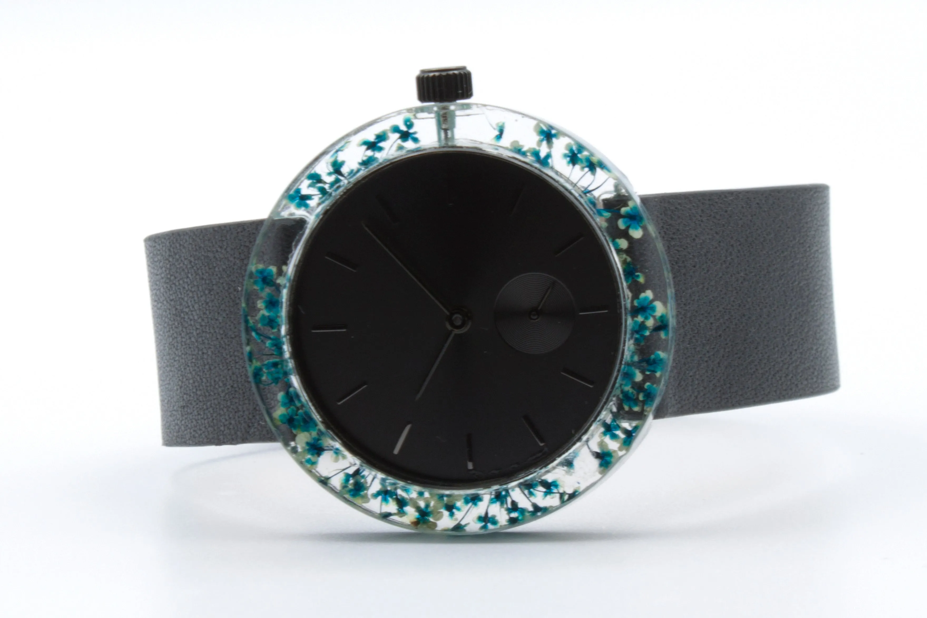 Blue Queen Anne's Lace Botanist Watch