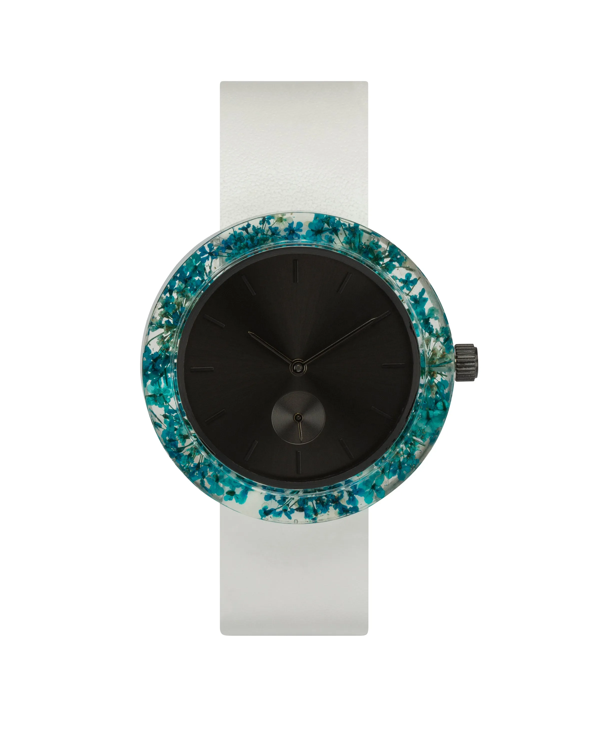 Blue Queen Anne's Lace Botanist Watch