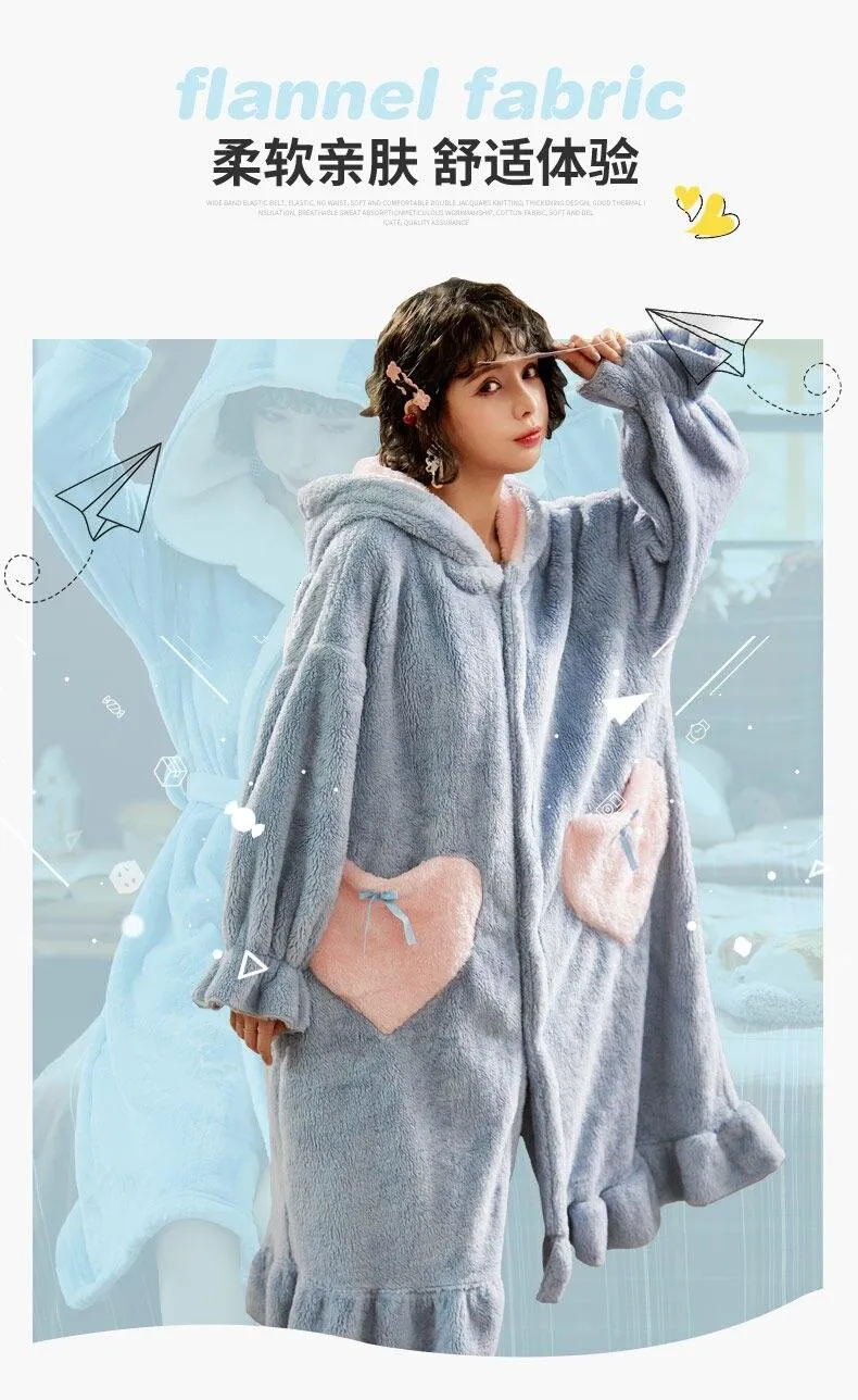 Bunny Rabbit Long Eared Nightgown & Pajamas