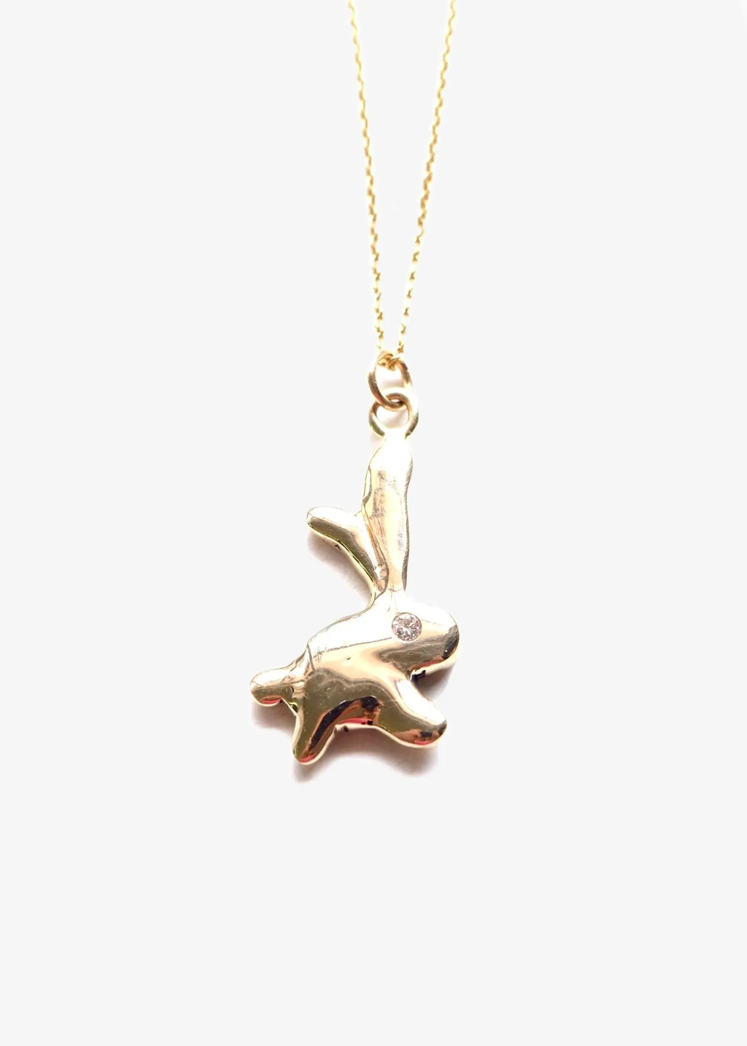 Bunny Shapiro Rabbit Charm 14K