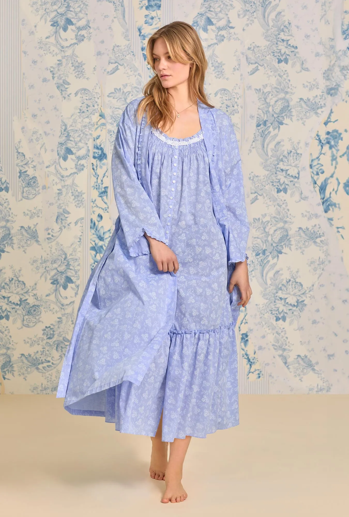 Chambray Dream "Eileen" Cotton Nightgown