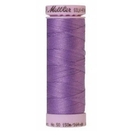 Cotton Sewing Thread - English Lavender Purple 150m/164yd - Mettler Silk Finish All Purpose