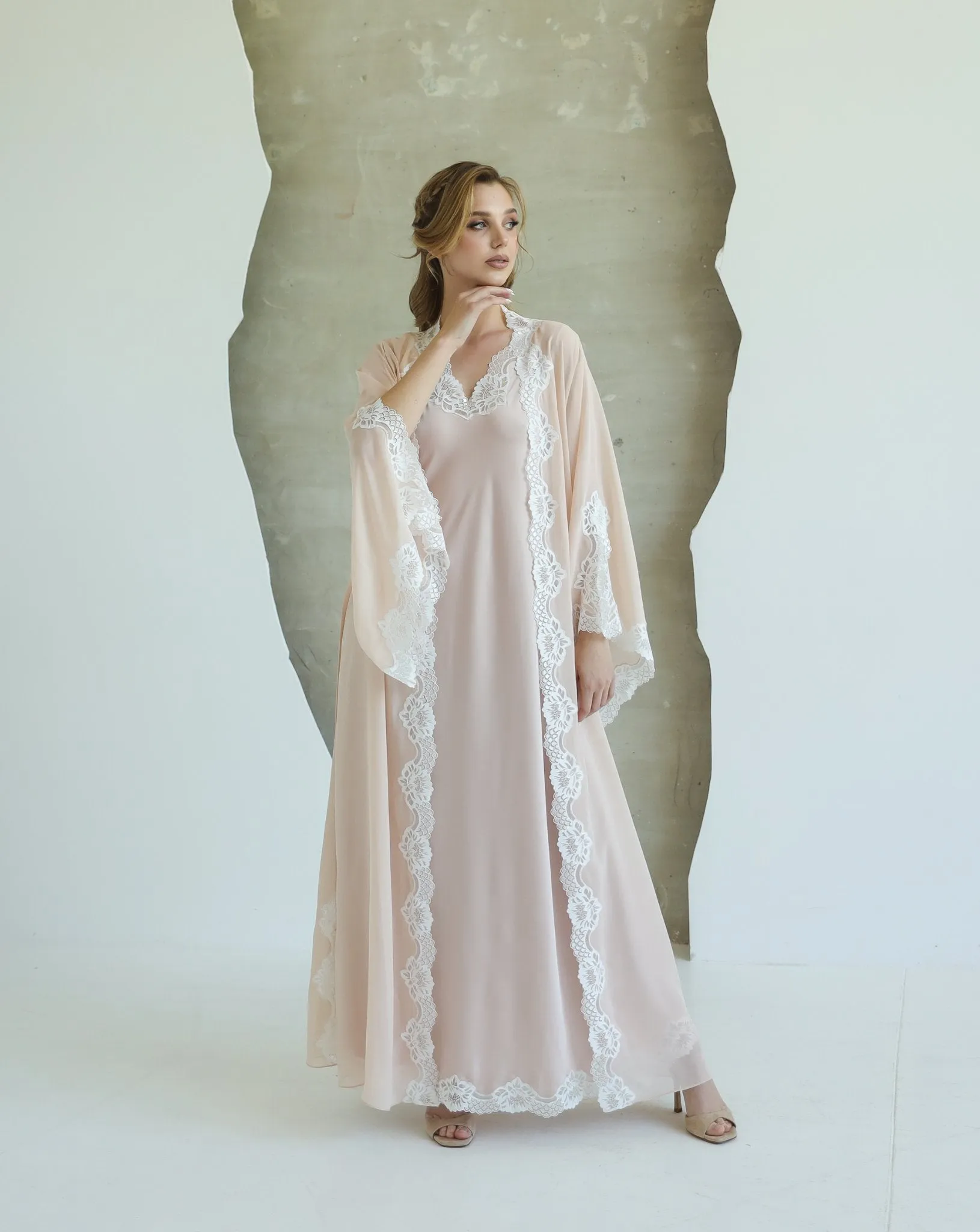 Dalia Robe and Nightgown Set