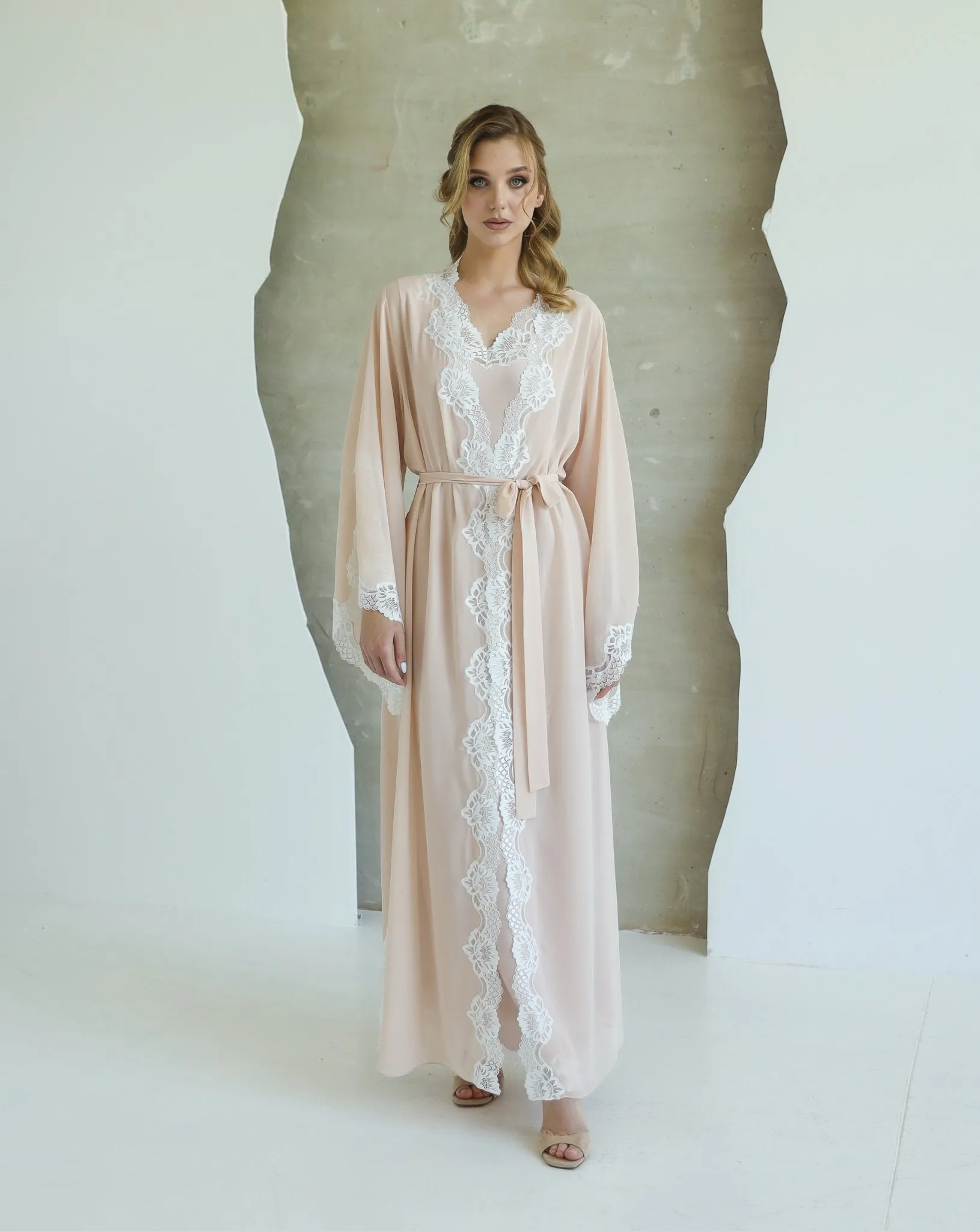 Dalia Robe and Nightgown Set