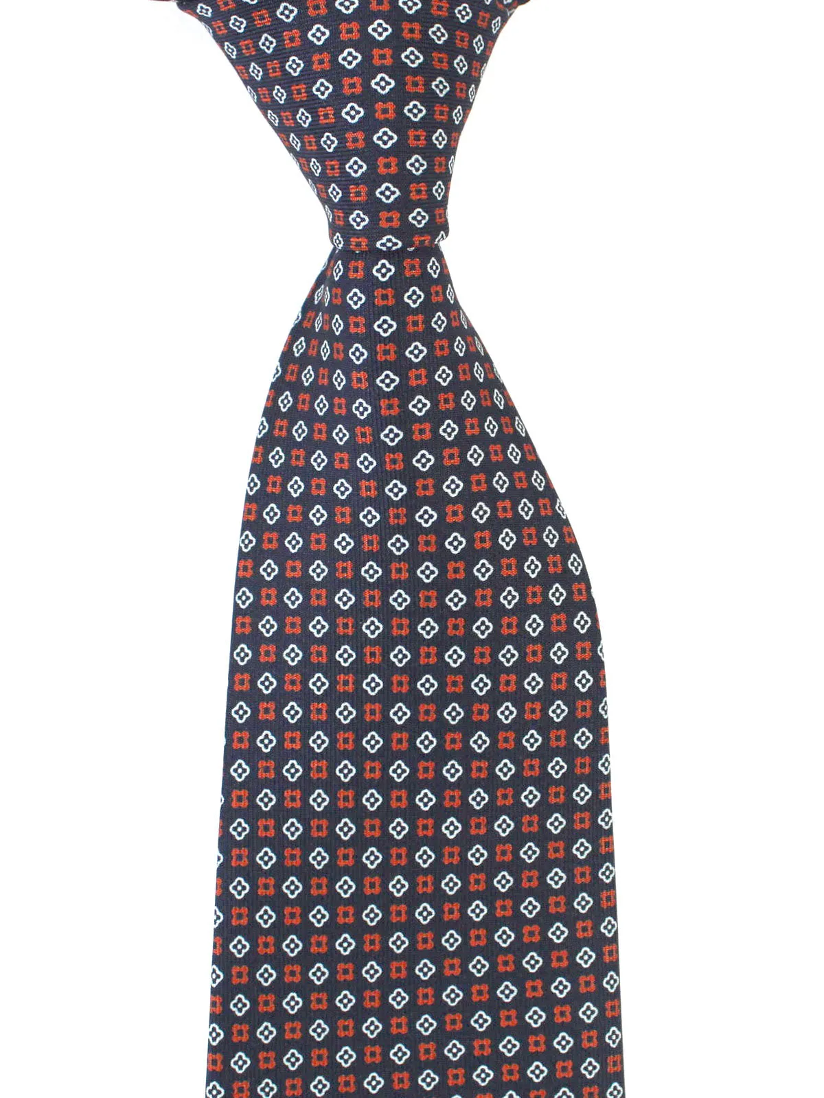 E. Marinella Tie Navy Red Geometric - New Collection