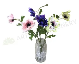 F0230 Anemone Spray 36cm 3 Colours