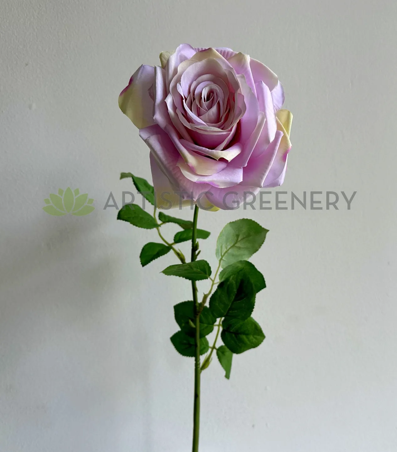 F0443 Large Garden Rose 83cm Light Purple