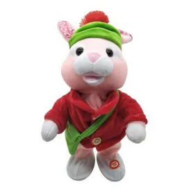 Festive 38cm Singing and Dancing Rabbit