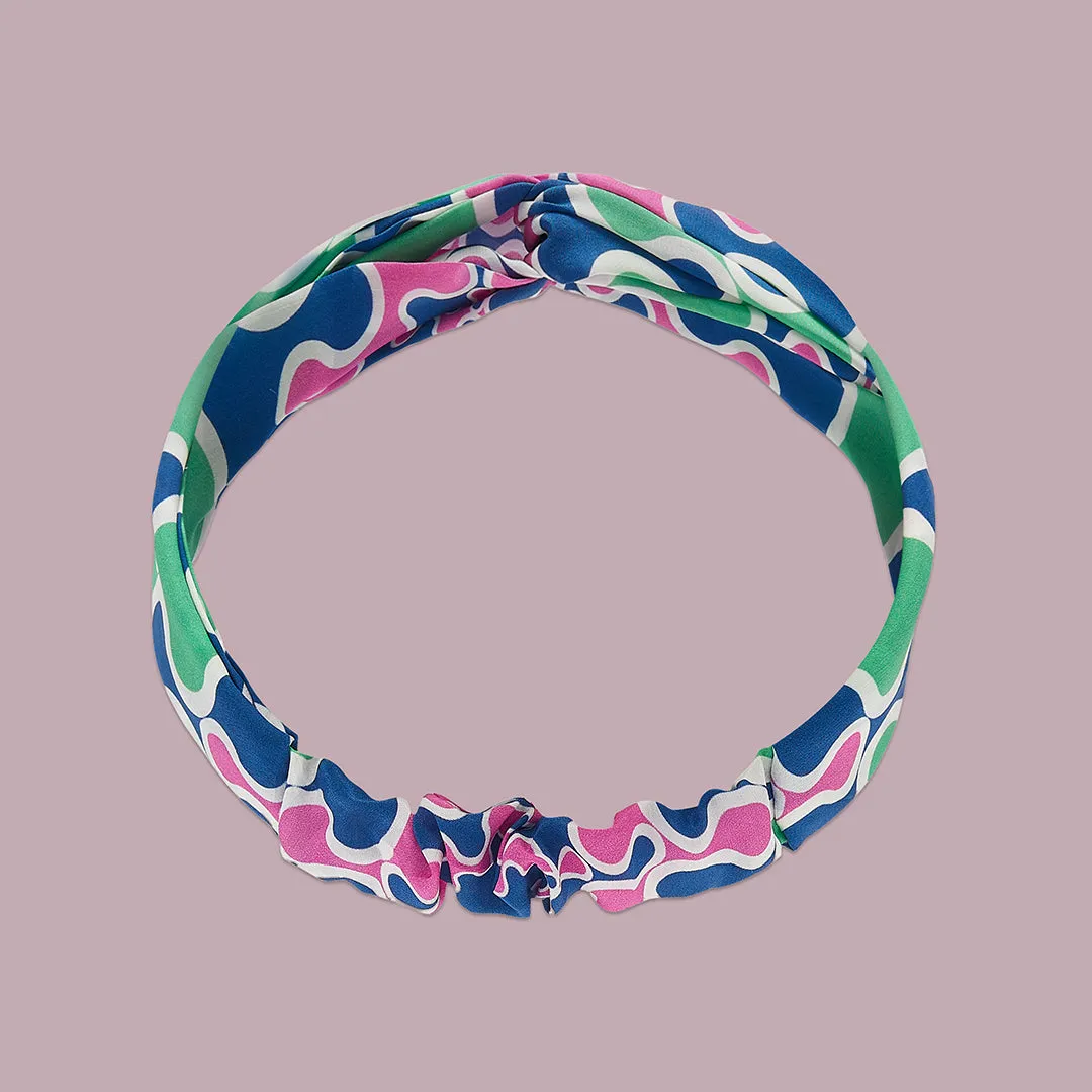 Frobisher Headband - Mauve / Green