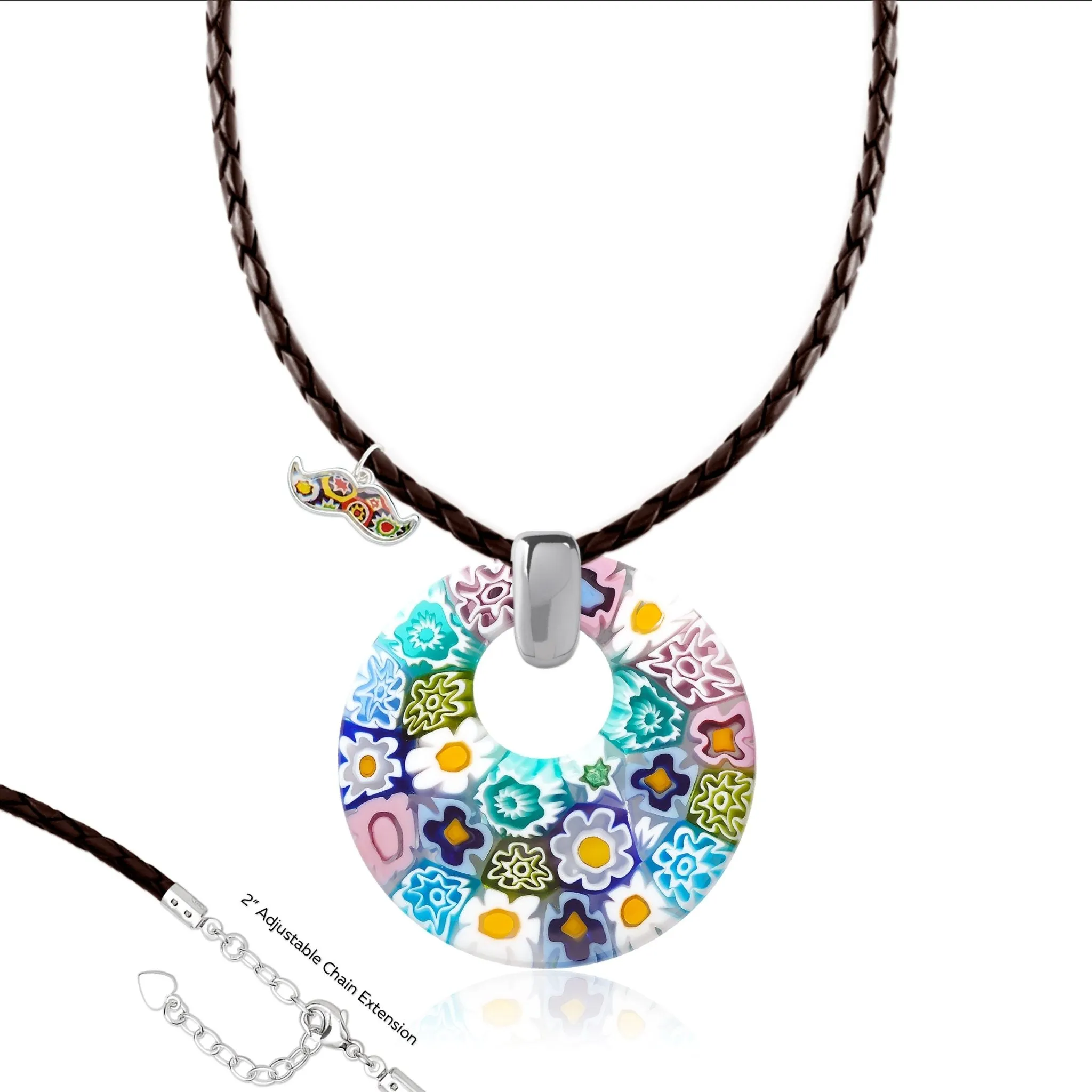 Full of Flowers Donut Pendant