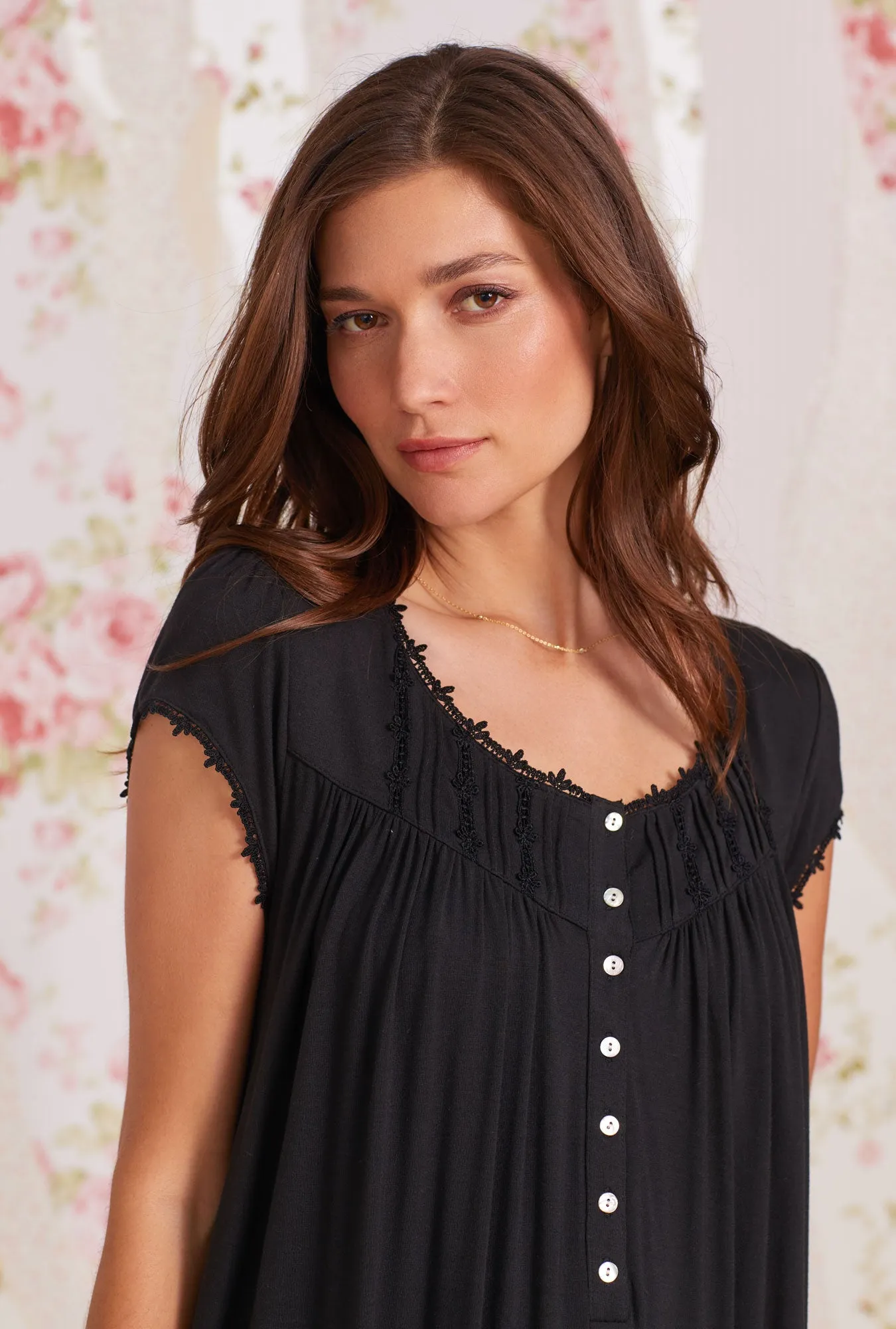 Iconic Black Tencel™ Modal Waltz Nightgown