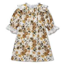 JULIETTE - GIRLS NIGHTDRESS YELLOW FLOWERS