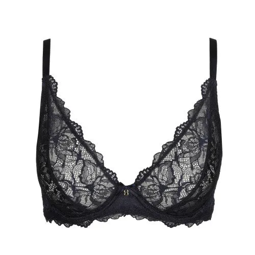 Manyla All Lace Plunge Bra B-E