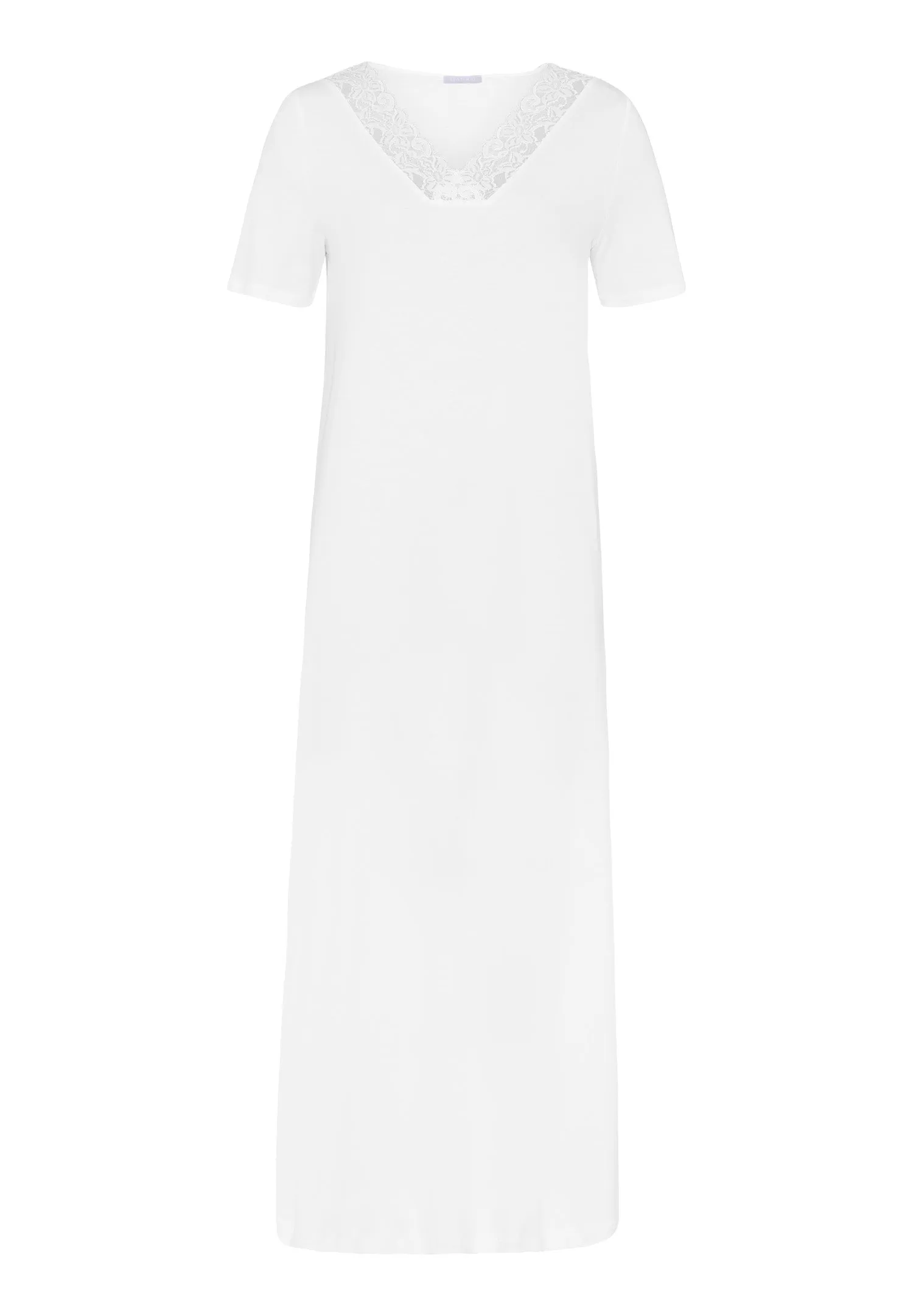 Moments Lace Trim Cotton Nightgown  | White 77933-101