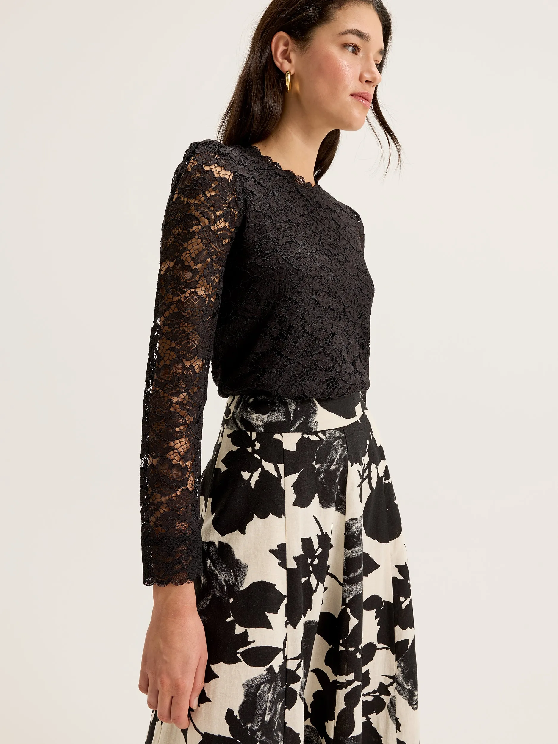 Odile Lace Top