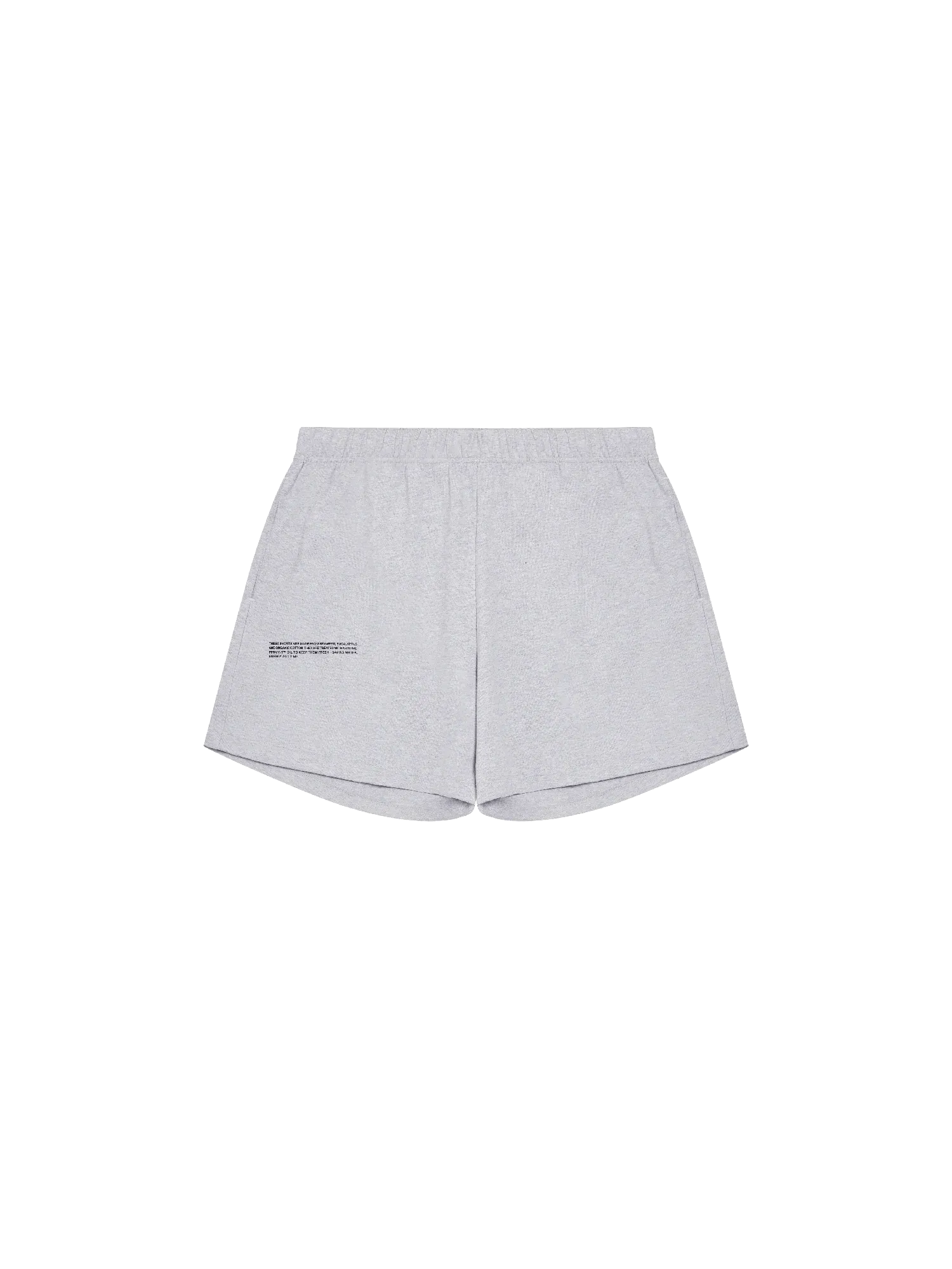 Organic Cotton Pajama Loose Shorts with C-FIBER™—grey marl