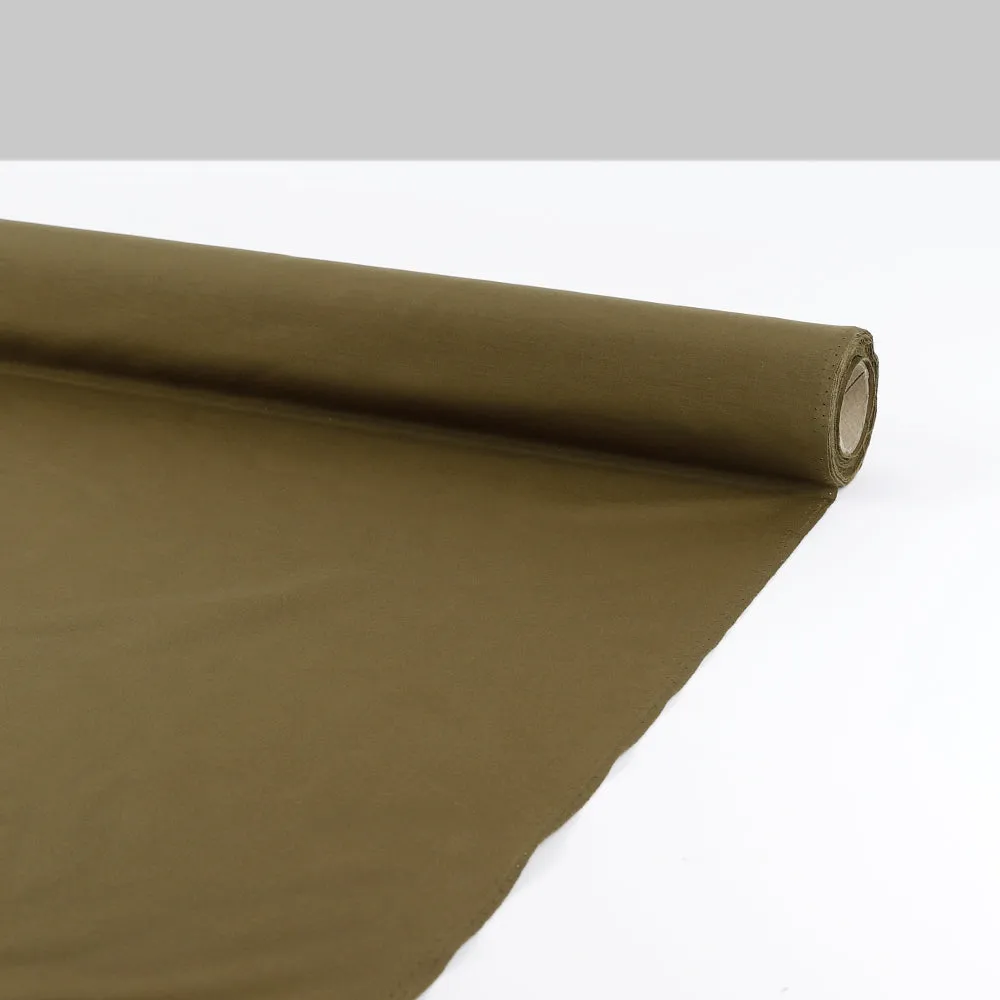 Organic Cotton / Silk Voile - Oak