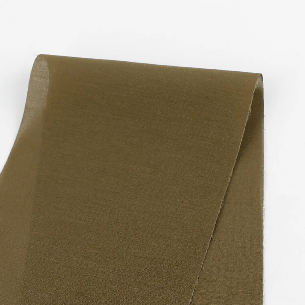 Organic Cotton / Silk Voile - Oak