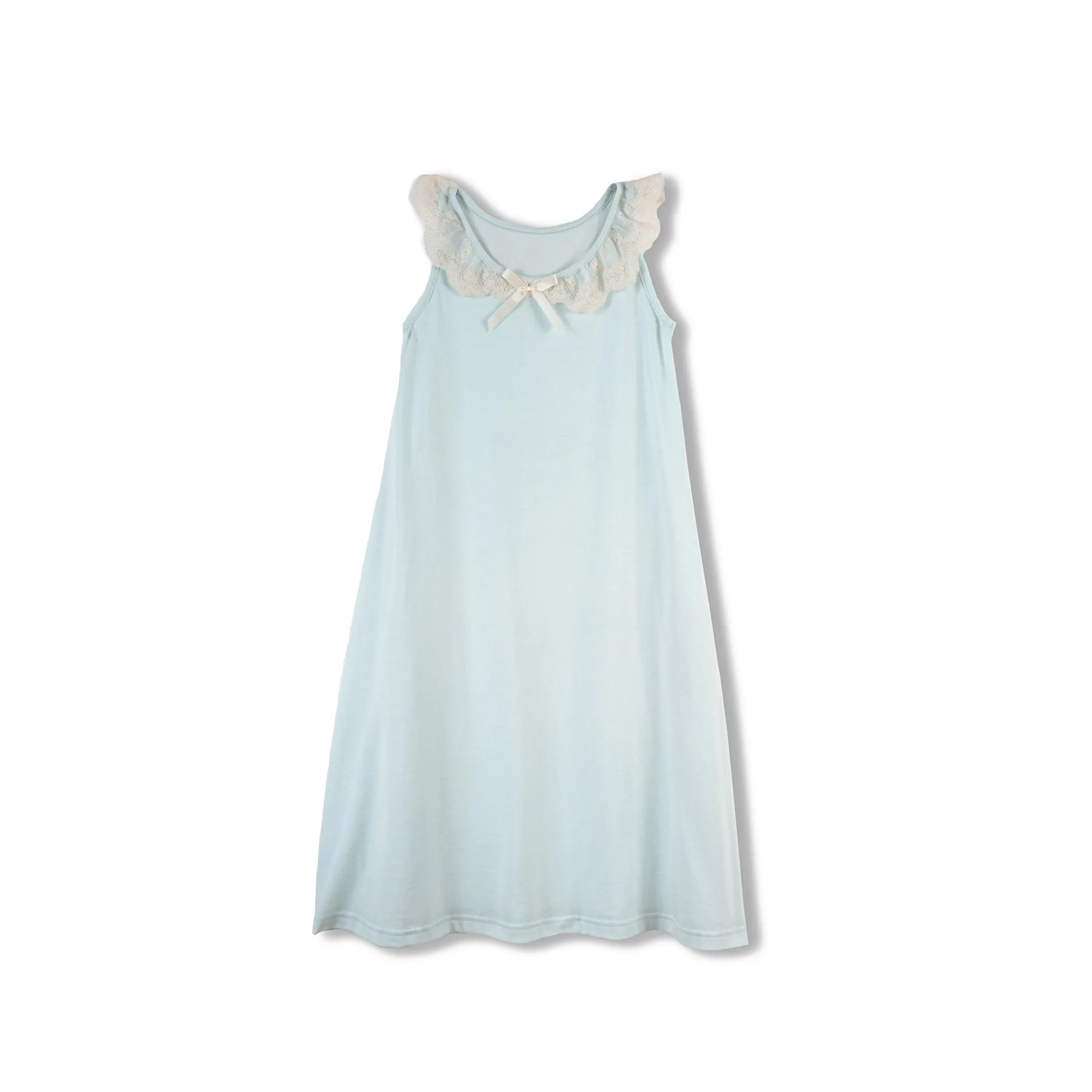 SABRINA GIRLS’ JERSEY COTTON NIGHTGOWN MINT