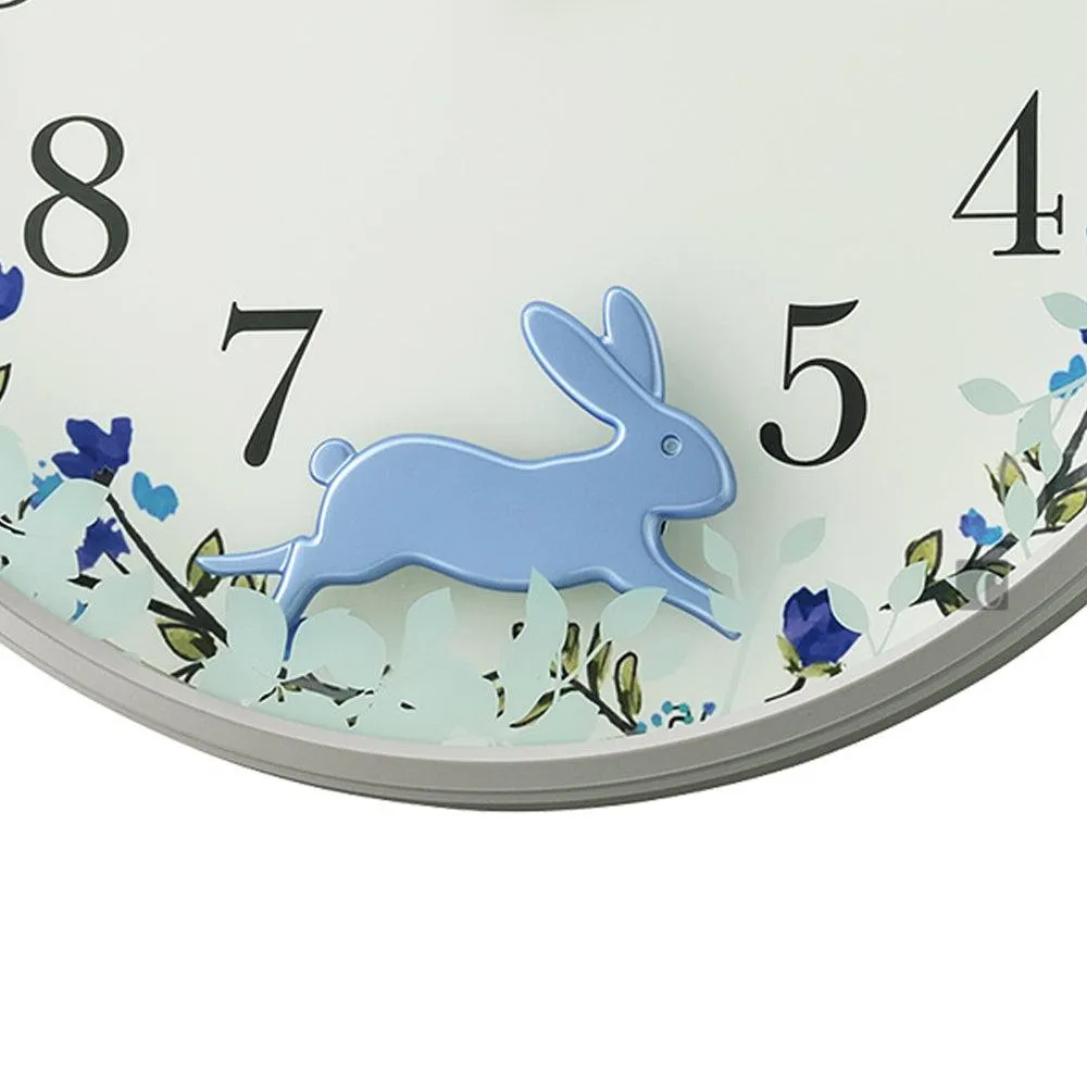 Seiko Wall Clock with Swinging Rabbit Pendulum QXC238