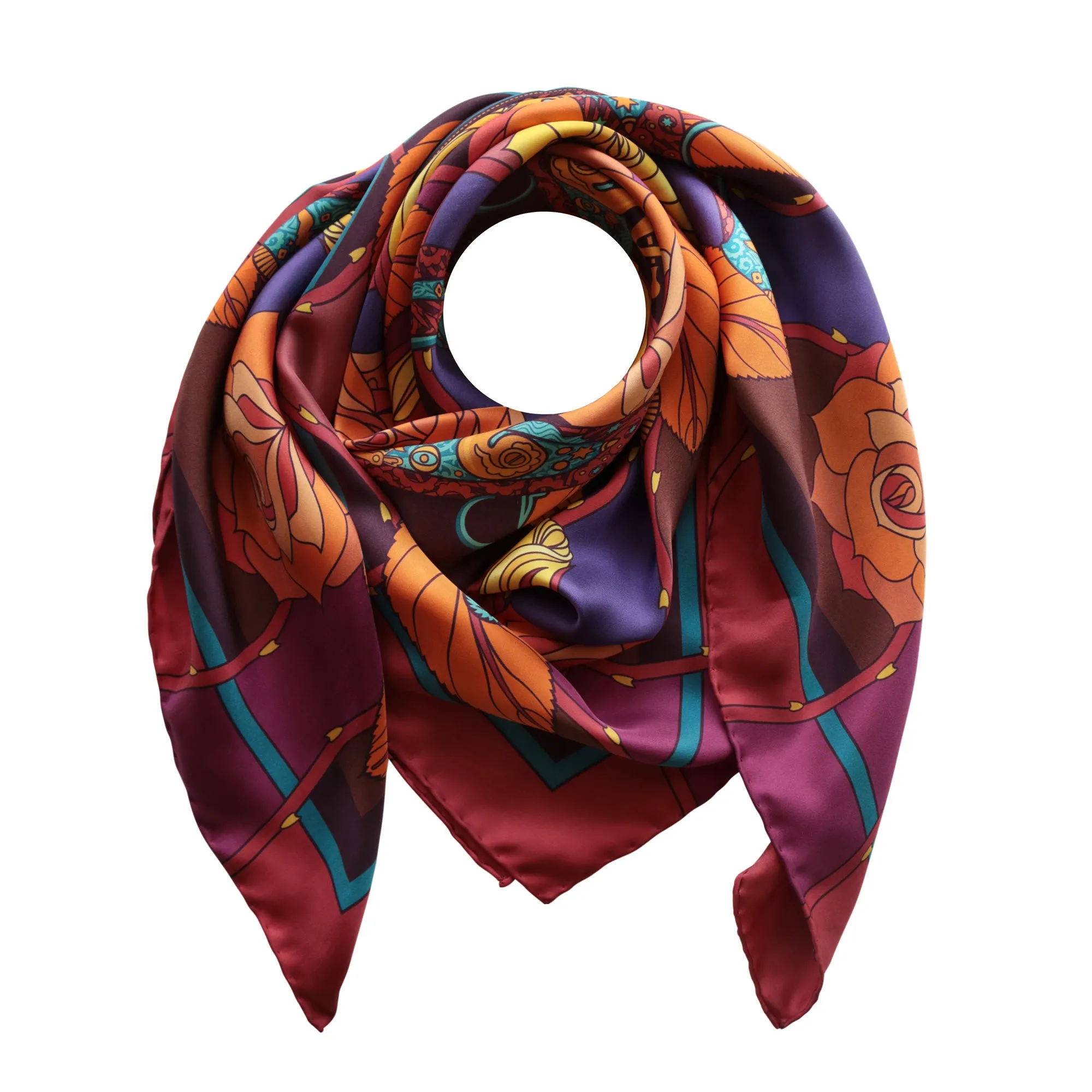 Selim's Hammer – Marseilles, Large Silk Scarf