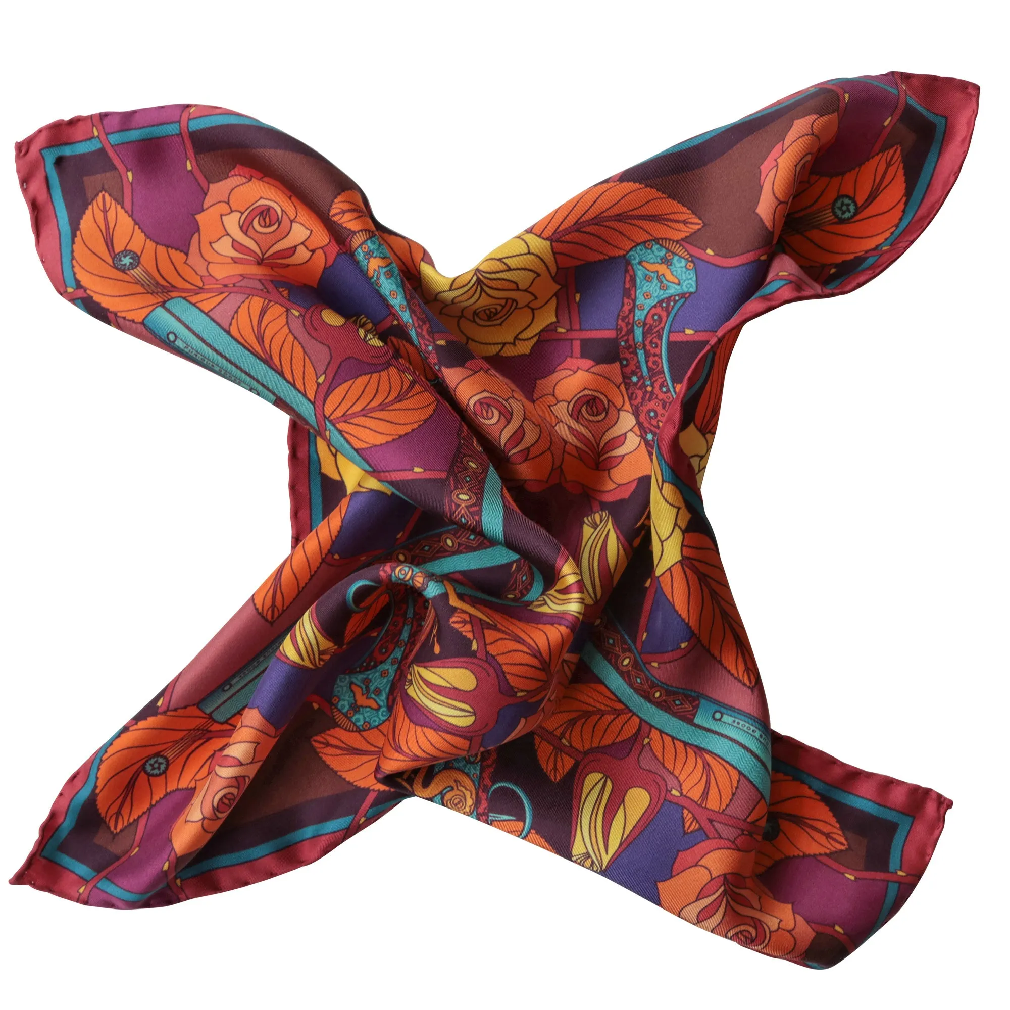 Selim's Hammer – Marseilles, Large Silk Scarf