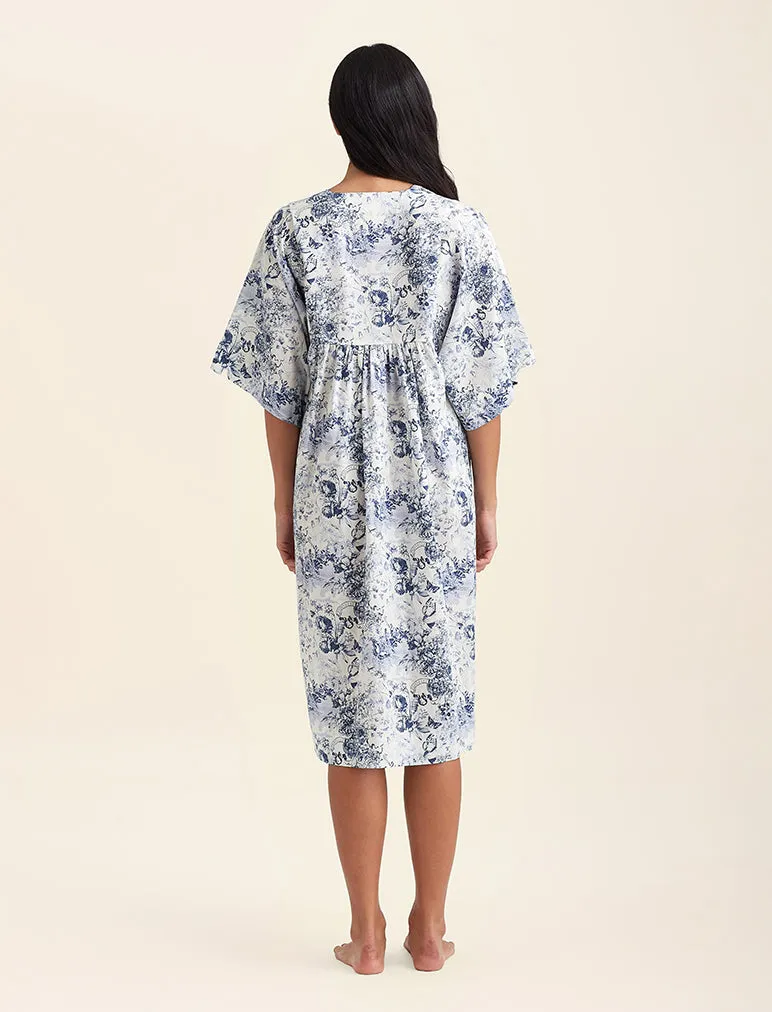 Toile De Jouy Kaftan Nightgown