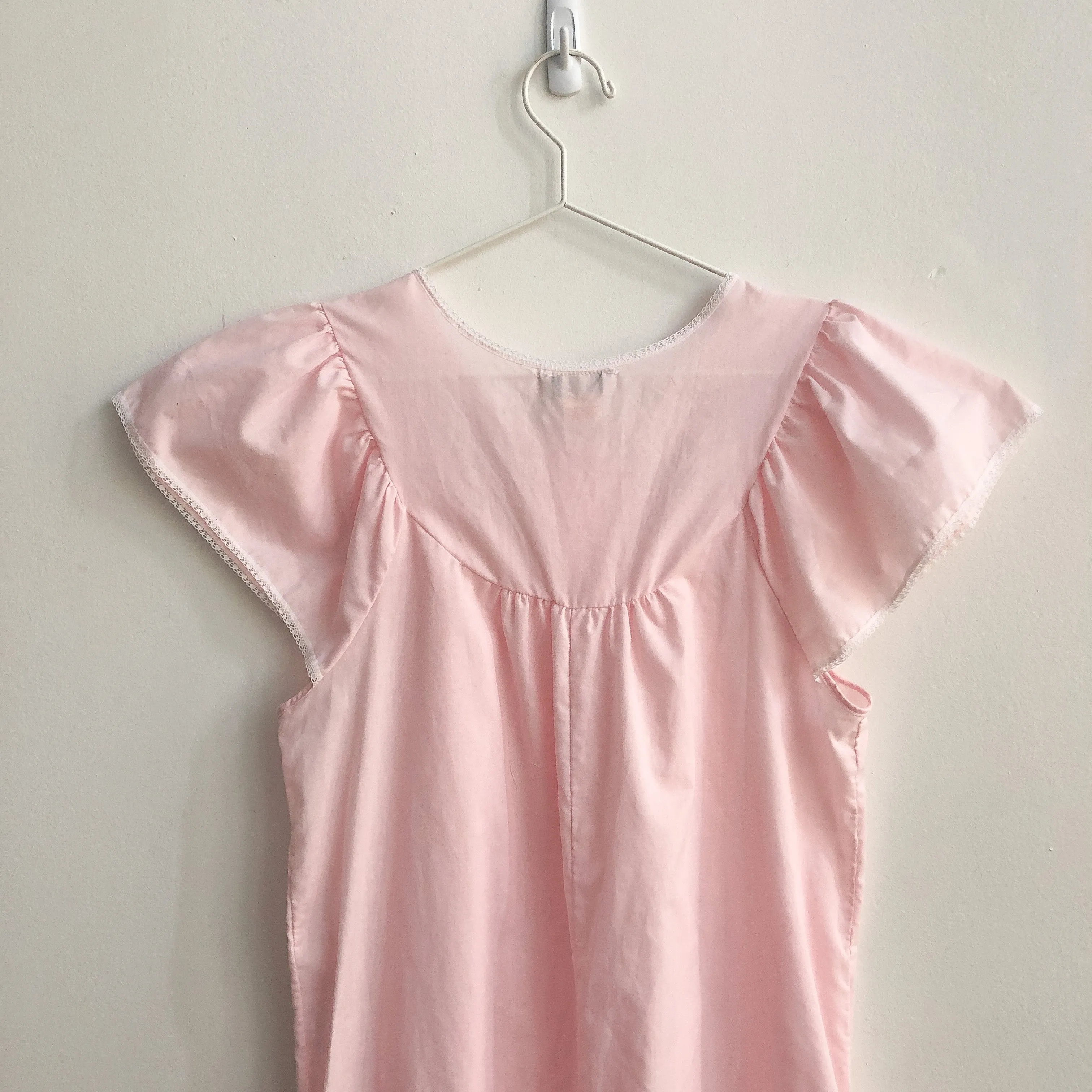 Vintage Baby Pink Maxi Nightgown