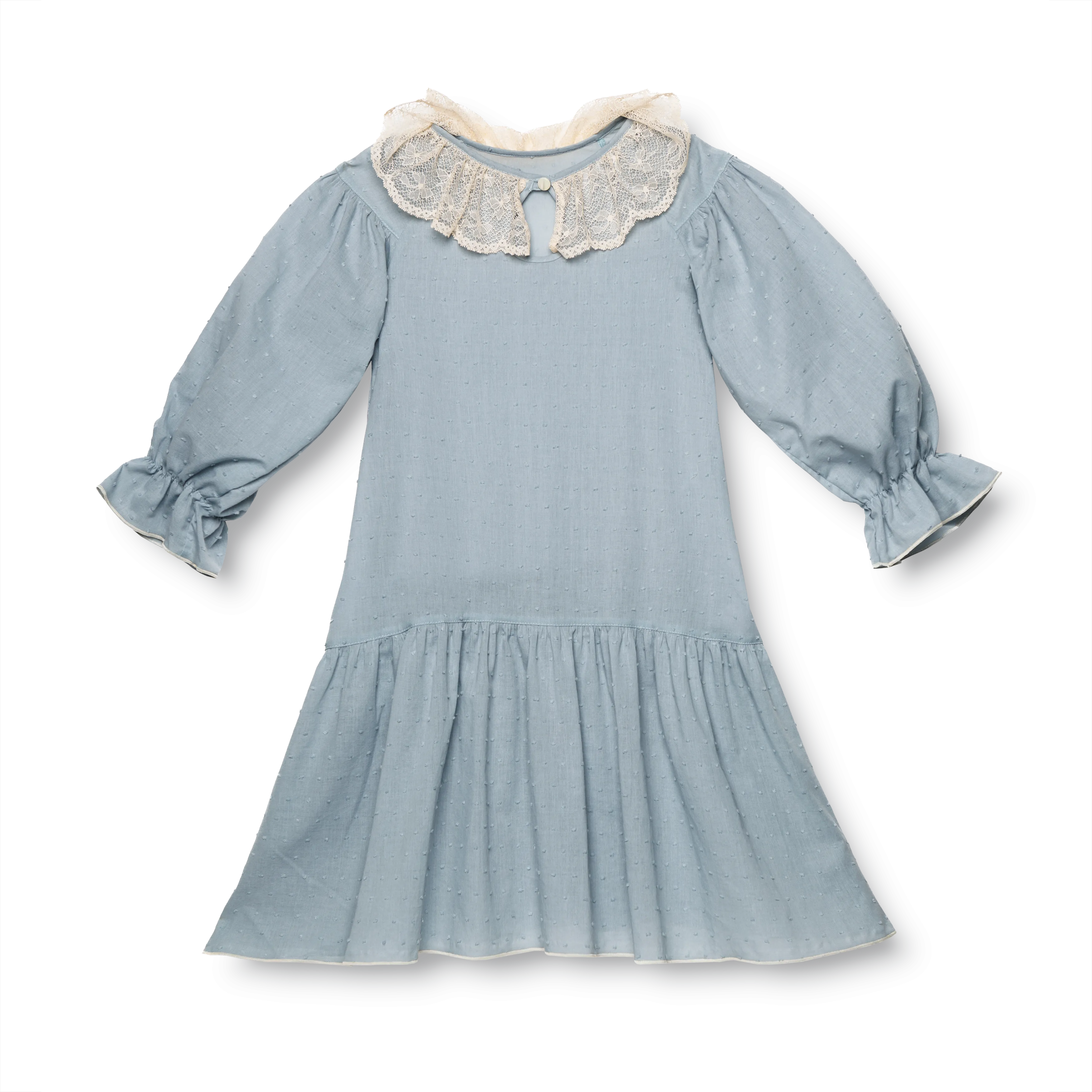 VIOLETTA - GIRLS COTTON NIGHTDRESS BLUE